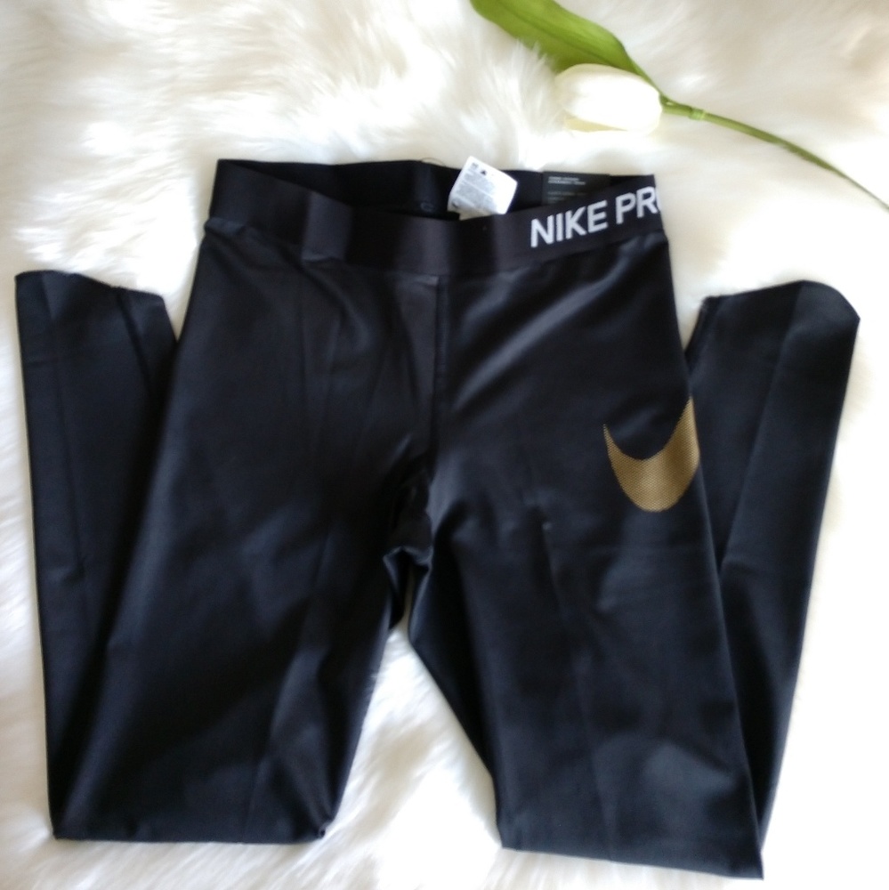Size M🌺NIKE PRO DRI-FIT WOMEN'S LEGGINGS - Picture 4 of 5